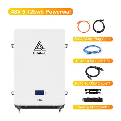 Batería para el hogar de Lifepo4 48V 200ah 10Kwh 51.2v 300ah Baterías de iones de litio con WIFI