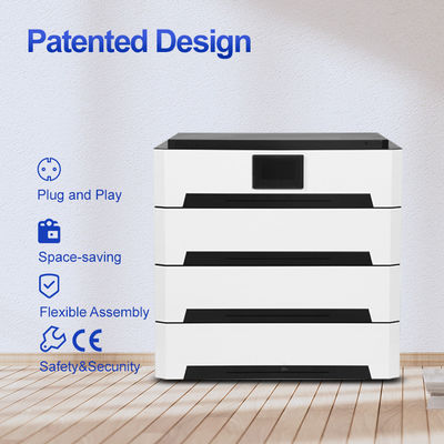 Growatt 51.2v 10kwh 20kwh 30kwh 50kwh Lifepo4 Iones de litio Sistema solar para el hogar