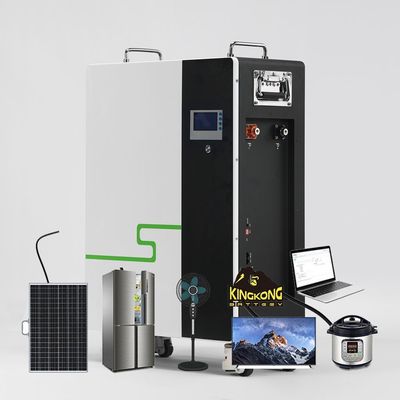 48V montado en la pared para el hogar 100Ah 280Ah 300Ah Lifepo4 Batería 51.2V 5Kwh 10Kw 15kwh