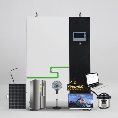 51Batería de litio instalada en la pared de almacenamiento de energía de.2V 48V 340Ah Lipo4 60kW