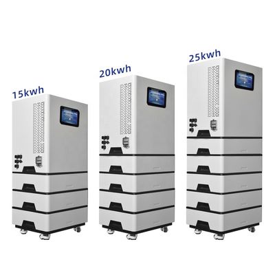 Conexión a la red híbrida Batería de almacenamiento de energía inteligente apilada 10kw 15kw 20kw 30kw 35kw