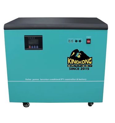 Sistema de almacenamiento de energía solar para el hogar de 10kw con generador de 12v y batería de litio de 48v 200ah
