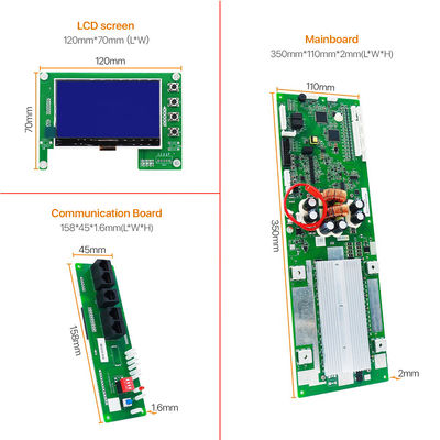 16S 48V Smart BMS para el almacenamiento del sistema solar 100A 200A Sistema de gestión de baterías LiFePO4