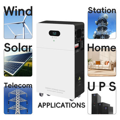 Potente rango de potencia de salida de 5-10 kWh Sistema de batería de almacenamiento de energía solar para fuera de la red