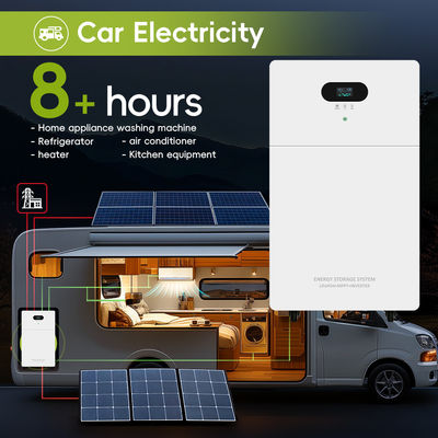 Banco de la central eléctrica todo en un inversor híbrido fuera de la red AC 5kw 10kw 15kw 20kw Sistema de batería de almacenamiento de energía solar de litio LiFePO4