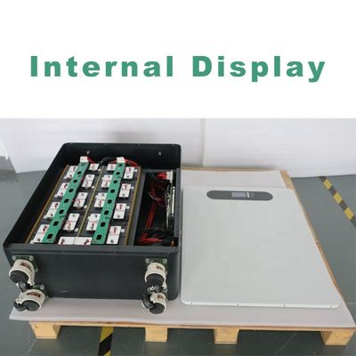Batería vertical de 280Ah caja de baterías DIY con ruedas y caja de pie de metal blanco
