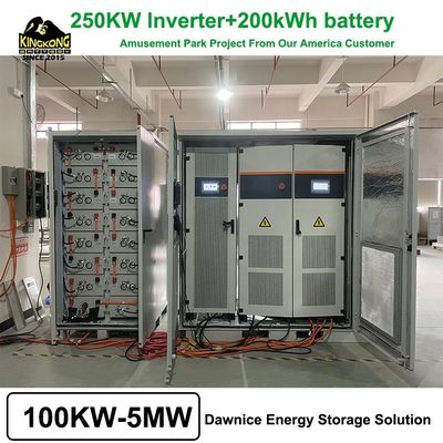 200kw 300kw 200kwh 500kw Batería solar 150kw 6m Cable fotovoltaico Sistema híbrido de almacenamiento de energía