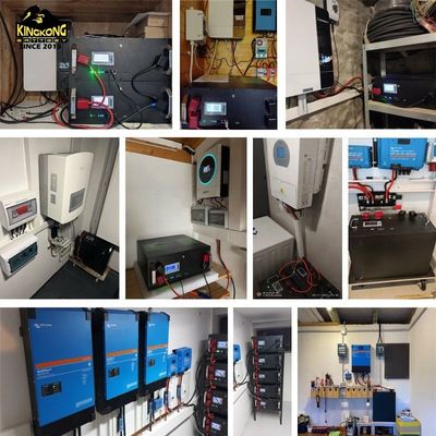 OEM 51.2V 15Kwh Inversor solar LFP4 LiFePO4 Batería 48V 300Ah para paralelo Max 32 paralelo