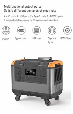 Batería LiFePO4 EU 230V UPS para el hogar Generador solar de 3000W para acampar y necesidades de emergencia