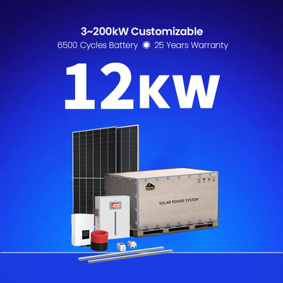 Sistema de energía solar de 5kw/10kw para el hogar, en red, fuera de red, híbrido, kit de paneles solares, paneles de silicio monocristalino y silicio policristalino