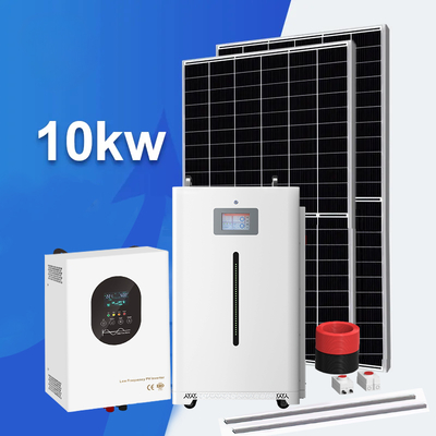 Conversión eficiente de batería de litio de 51.2 voltios 10KW fuera de la red Sistema de almacenamiento de energía solar Kit para el sistema de energía solar para el hogar