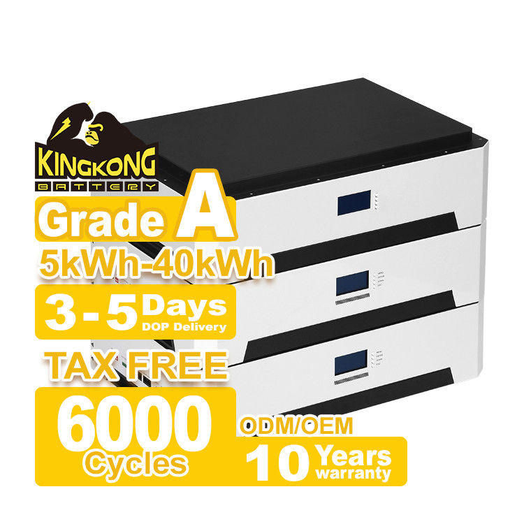 Growatt 51.2v 10kwh 20kwh 30kwh 50kwh Lifepo4 Iones de litio Sistema solar para el hogar