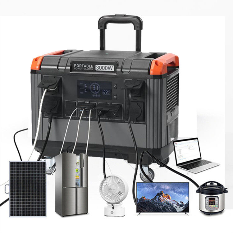Estación eléctrica de batería LiFePO4 para acampar al aire libre 150W 300W 500W 1000W 2400W 3000W
