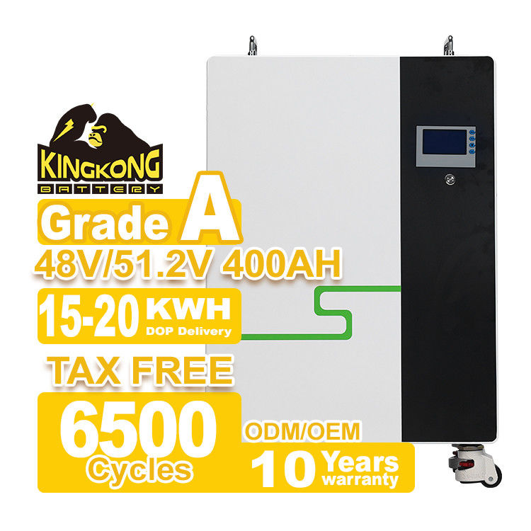 48V 51.2V LiFePO4 Batería 200Ah 300Ah 400Ah 15kWh 20kWh para almacenamiento de energía solar