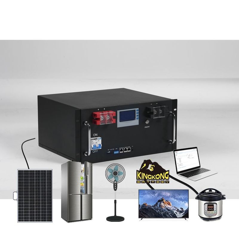 LiFePO4 280Ah 48V Batería de litio montada en el bastidor 14Kwh para el sistema de almacenamiento de energía solar en el hogar