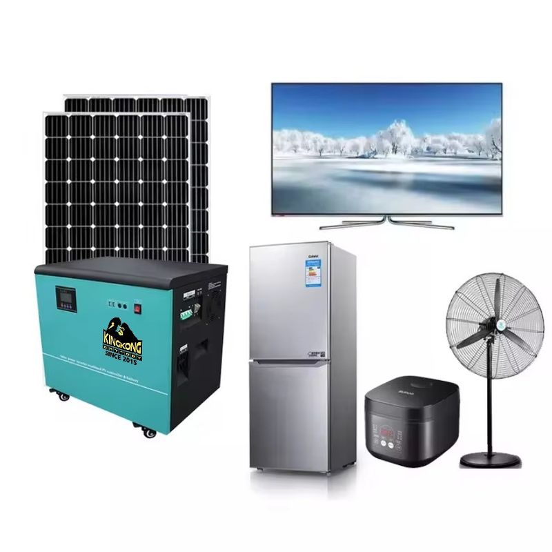 Sistema de almacenamiento de energía solar para el hogar de 10kw con generador de 12v y batería de litio de 48v 200ah