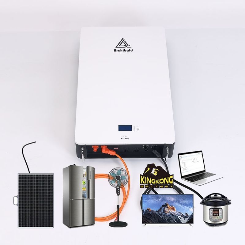 Almacenamiento de energía en el hogar fuera de la red 48V 200ah 10Kwh 12v 300ah Baterías de iones de litio Li-ion con WIFI