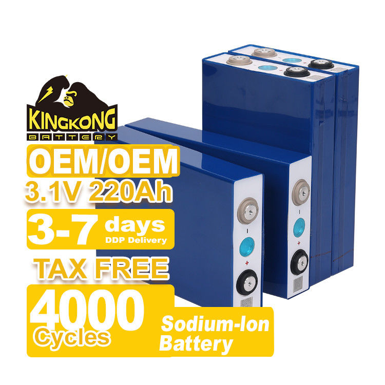 Na Batería de iones de sodio 3.1v 220ah Para la bicicleta eléctrica -10C temperatura de funcionamiento