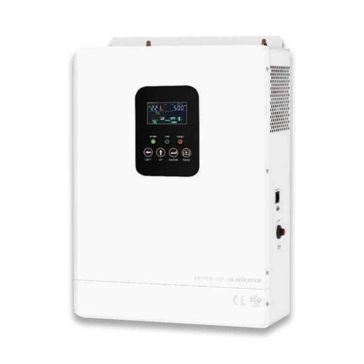 Invertidor solar híbrido de onda seno pura de 24V a 48V 4 6KW 7KW 8KW 10KW con doble salida 420*310*110M