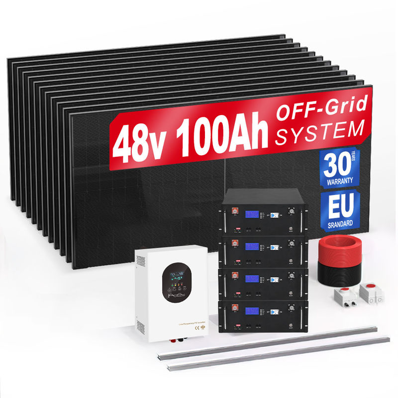 Sistema de almacenamiento de energía solar fuera de la red Lfp Lifepo4 Sistemas de pared de energía de batería Sol Batería de iones de litio 5Kw 10Kw 20Kw Compañía