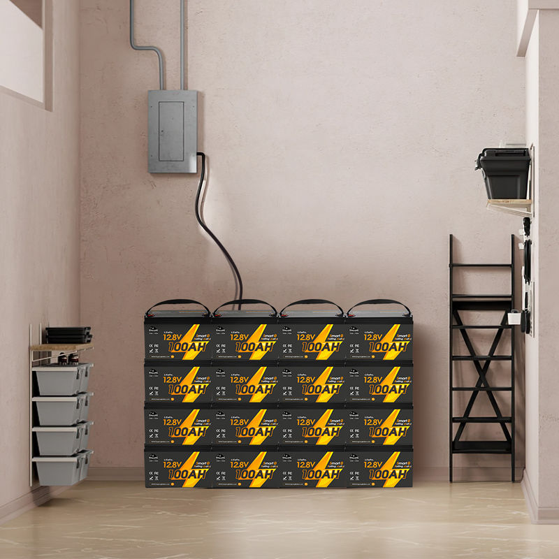 12V 12.8V 24V 48V Volt 100Ah 120Ah 200Ah 300Ah 400Ah Recargable Lifepo4 Ciclo profundo Li Batería de iones de litio sellada
