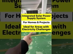 Este es un sistema de suministro de energía solar completo y personalizable, adecuado para uso doméstico y de proyectos.