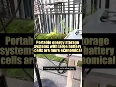 Los sistemas portátiles de almacenamiento de energía con baterías son fáciles de transportar y tienen una gran capacidad