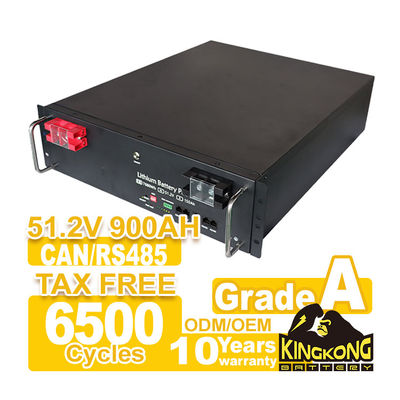 Batería de almacenamiento de energía solar de litio de 48V 150Ah 6000 ciclos para estación base de telecomunicaciones