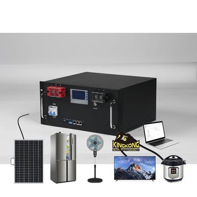 48V 51.2V 120AH LiFePO4 Accu 48V Servidor de montaje del bastidor LiFePO4 Batería con Smart BMS