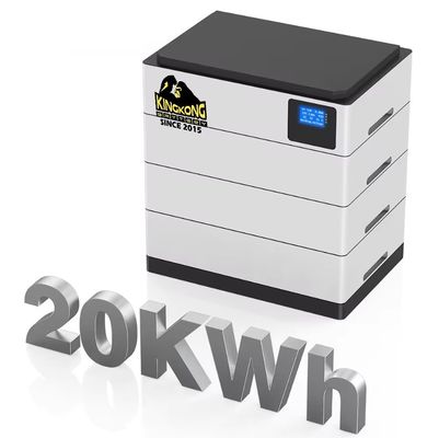 Sistema de almacenamiento de energía solar OEM para el hogar 48V 51.2V 400AH 20KWh Batería LiFePO4 apilada