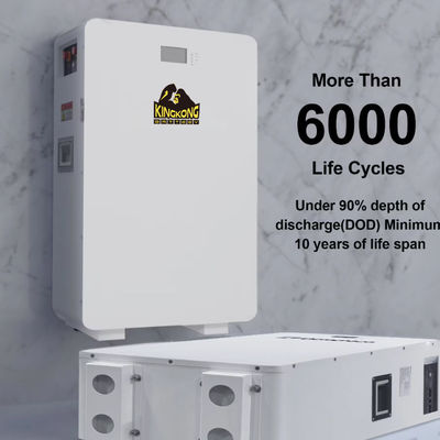 51.2V 48V Sistema de almacenamiento de energía solar para el hogar Batería de iones de litio 100Ah 200Ah 5Kwh 10Kwh