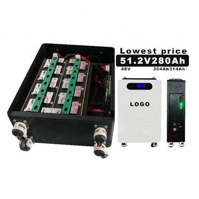 24V 48V 230AH 280AH 16s caja de batería DIY para OEM personalizada caja de 15kwh Lifepo4 batería