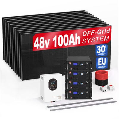 Sistema de almacenamiento de energía solar fuera de la red Lfp Lifepo4 Sistemas de pared de energía de batería Sol Batería de iones de litio 5Kw 10Kw 20Kw Compañía